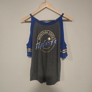 Montana State Bobcats Kids Gray and Blue Shirt